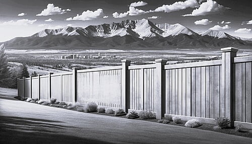 CONCRETE 2 RAIL FENCING