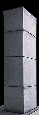 Column/Pillar Kit with Base 6ft tall