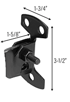 Wall mount clasp